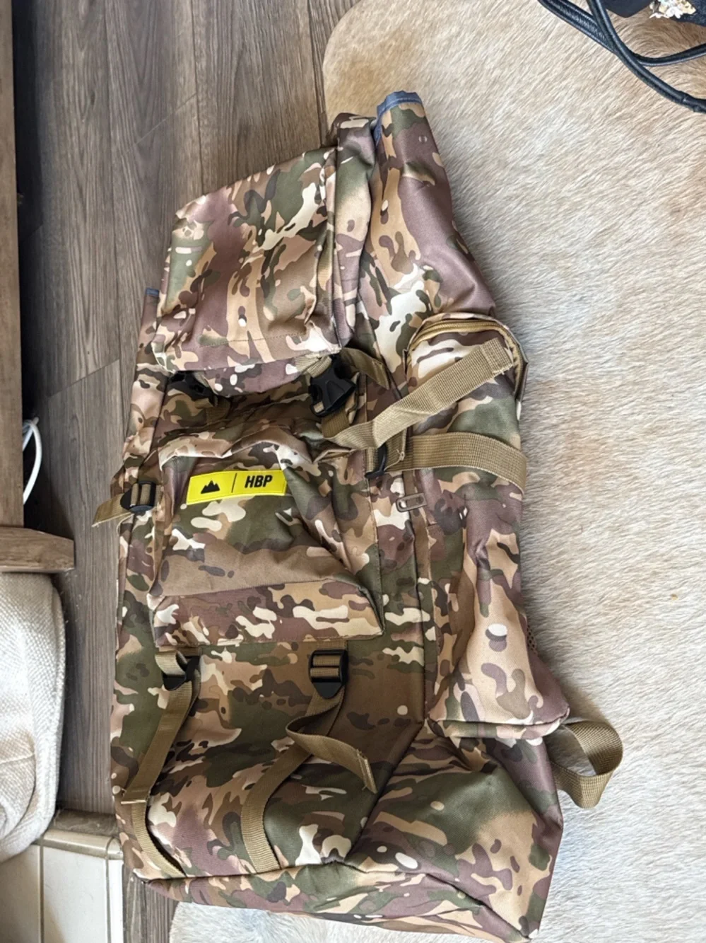 Large Multicam Camo Hiking Camping Backpack Rucksack 27”